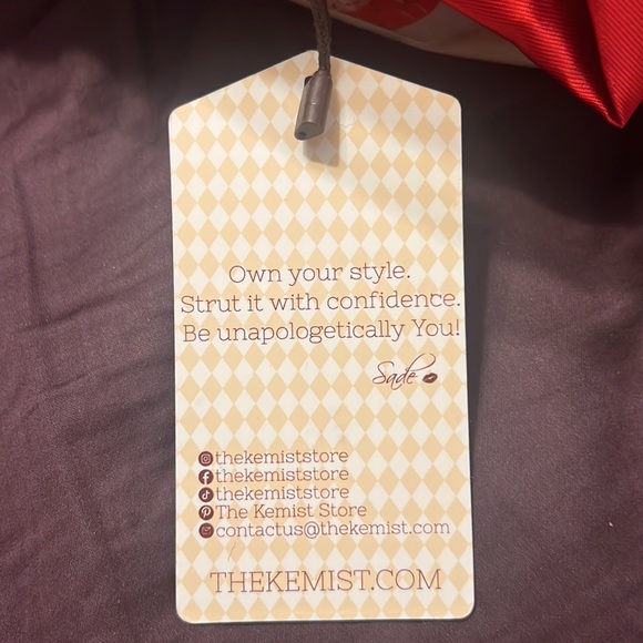 The Kemist long sleeve backless red midi dress - Picture 4 of 4